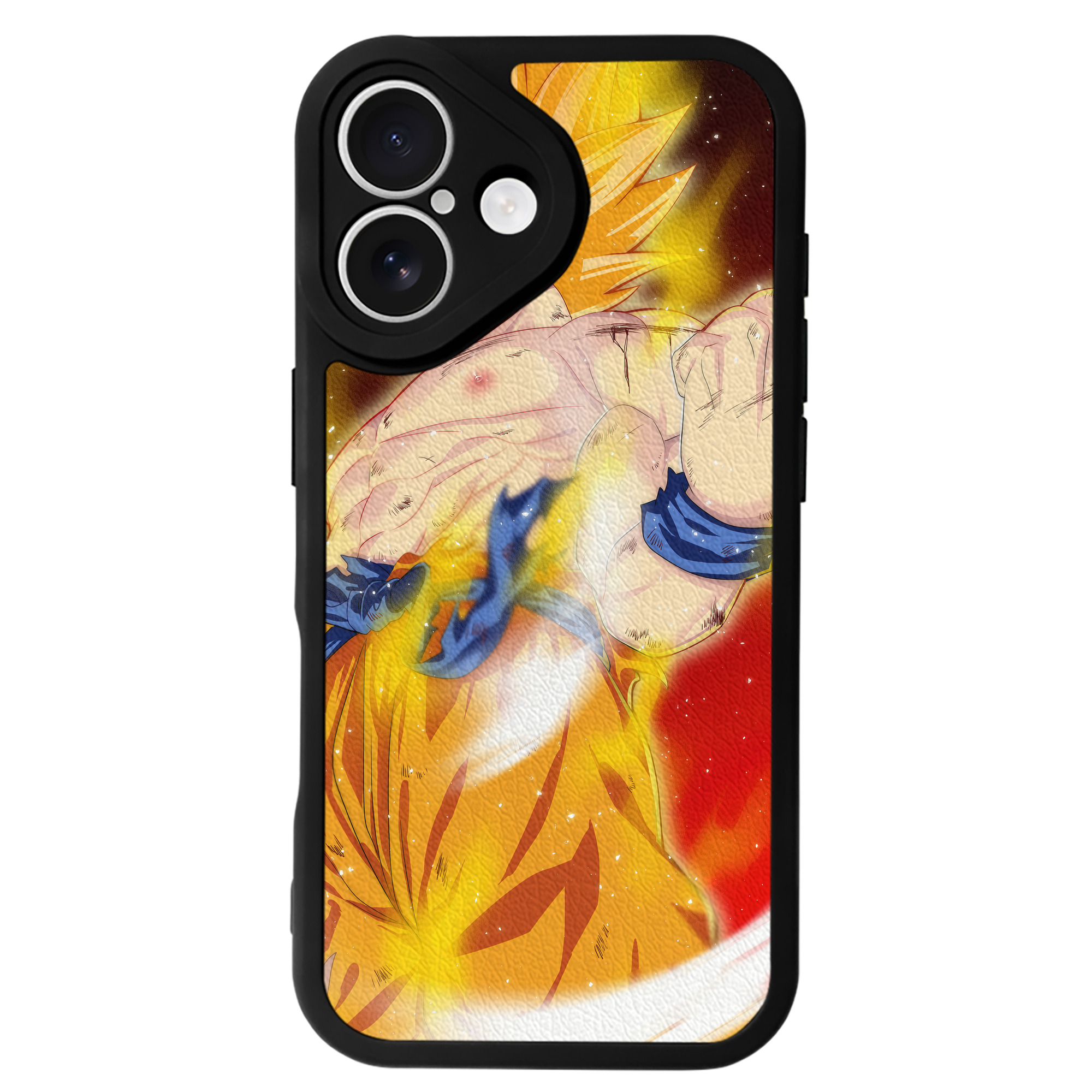 （画像用） ドラゴンボール DRAGON BALL 【iPhone 16シリーズ対応】シリコンスマホケース（レザー調） 材質：シリコン